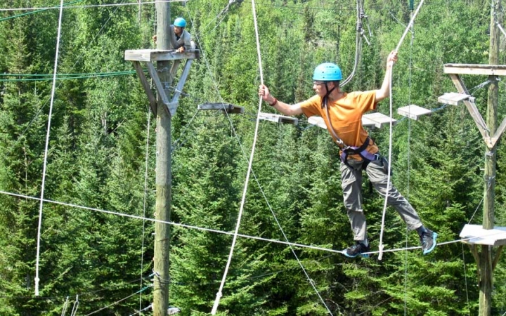 ropes course for teens